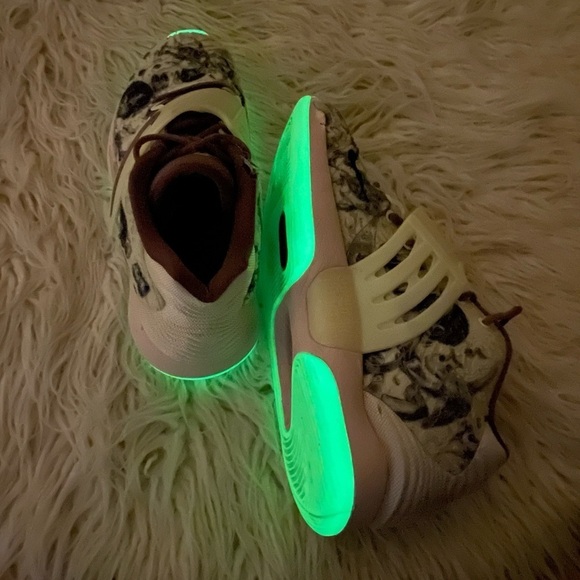 Nike Kevin Durant KD14 Surrealism Glow Sole Lime Ice Light Mulberry 300 Sneakers - Picture 9 of 12